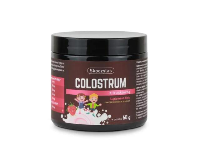 Skoczylas Colostrum Z Truskawką interakcje ulotka proszek - 60 g (słoik)