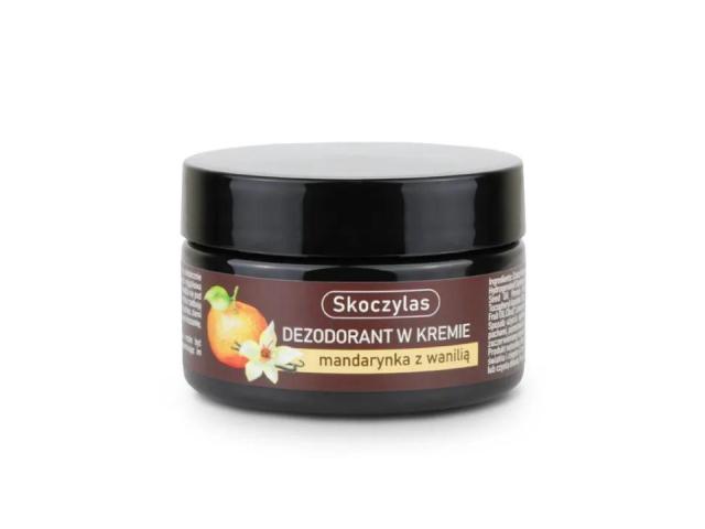 Skoczylas Dezodorant w kremie mandarynka z wanilią interakcje ulotka krem - 60 ml (słoik)