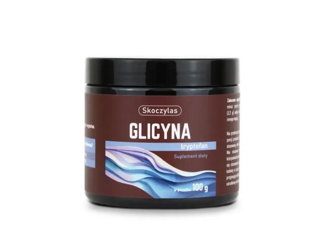 Skoczylas Glicyna interakcje ulotka proszek  100 g (słoik)