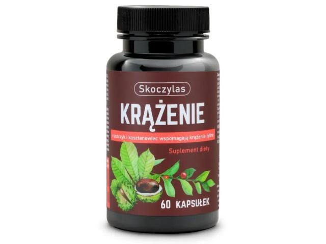 Skoczylas Krążenie ruszczyk i kasztanowiec interakcje ulotka kapsułki - 60 kaps. (słoik)