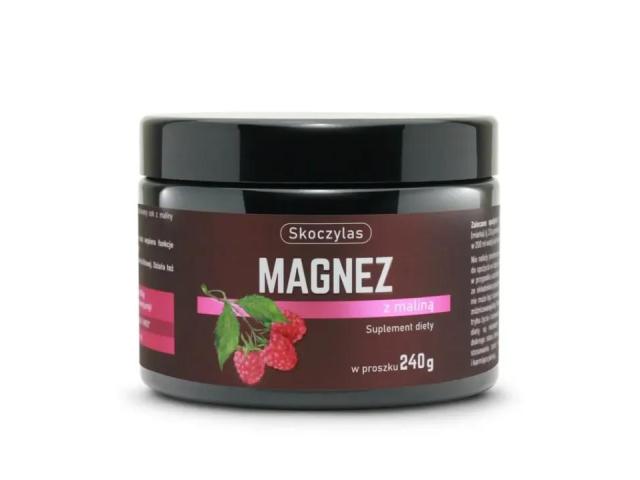 Skoczylas Magnez Z Maliną interakcje ulotka proszek - 240 g (słoik)