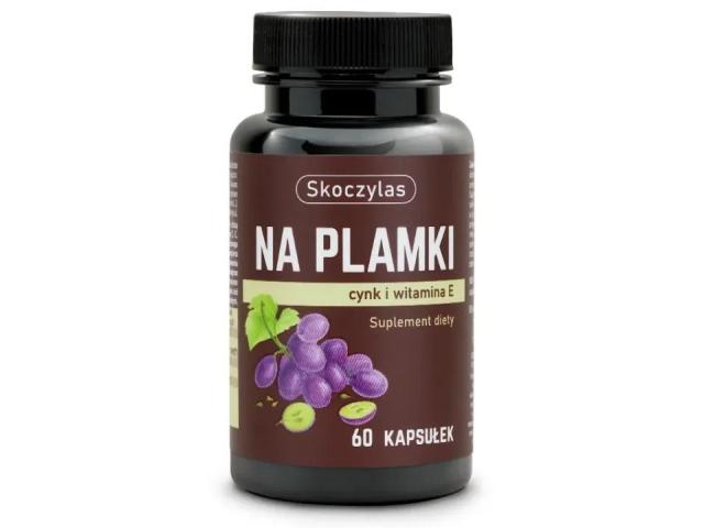 Skoczylas Na Plamki cynk i witamina E interakcje ulotka kapsułki - 60 kaps. (but.)