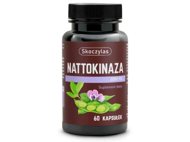Skoczylas Nattokinaza 2000 FU interakcje ulotka kapsułki twarde - 60 kaps. (słoik)