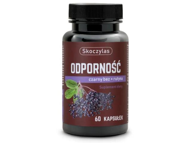 Skoczylas Odporność Czarny Bez + Rutyna interakcje ulotka kapsułki - 60 kaps. (słoik)