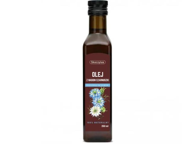 Skoczylas Olej z nasion czarnuszki interakcje ulotka olej - 250 ml (but. ze szkła)