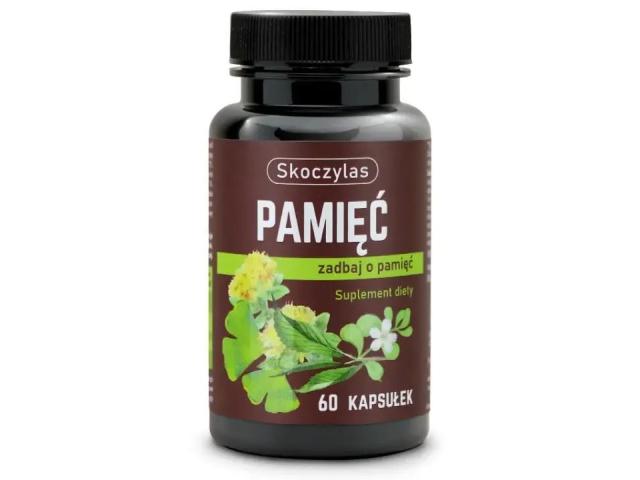 Skoczylas Pamięć interakcje ulotka kapsułki twarde - 60 kaps. (słoik)