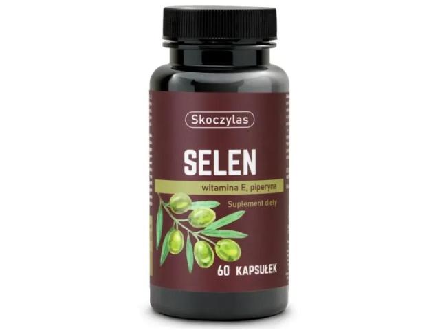 Skoczylas Selen witamina E, piperyna interakcje ulotka kapsułki - 60 kaps. (słoik)