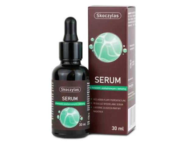 Skoczylas Serum z kwasem azelainowym i betainą interakcje ulotka serum - 30 ml (but.)