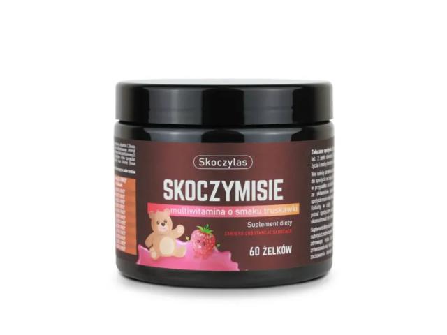 Skoczylas Skoczymisie Multiwitamina o smaku truskawki interakcje ulotka żelki 60 szt.