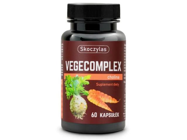 Skoczylas Vegecomplex cholina interakcje ulotka kapsułki  60 kaps. (słoik)
