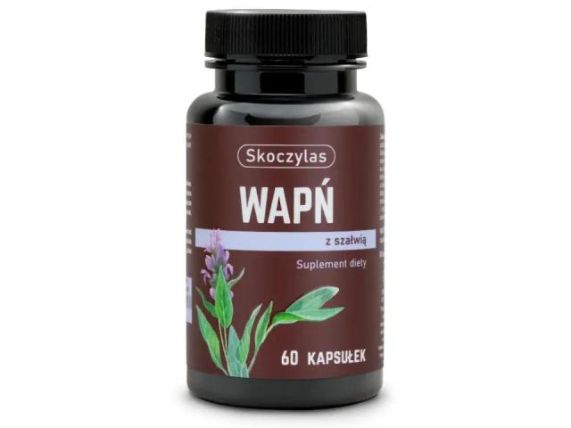 Skoczylas Wapń z szałwią interakcje ulotka kapsułki - 60 kaps. (słoik)