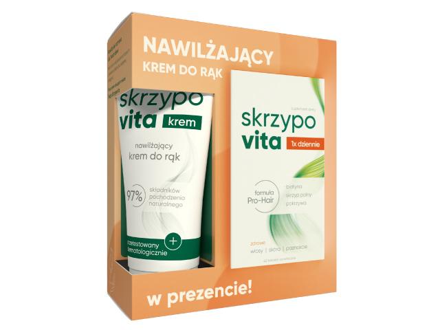 Skrzypovita 1x Dziennie + Skrzypovita Krem nawilżający do rąk interakcje ulotka zestaw - 42 tabl. + 50 ml