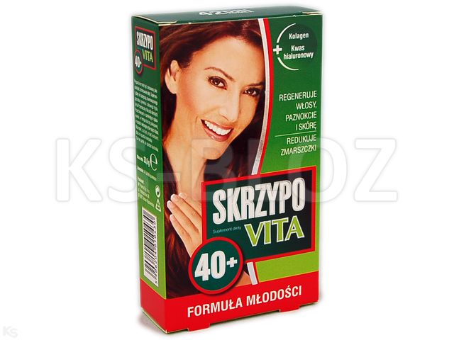 Skrzypovita 40+ interakcje ulotka tabletki powlekane  42 tabl.