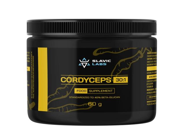 Slavic Labs Cordyceps 30:1 interakcje ulotka proszek - 60 g