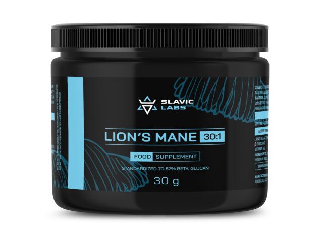 Slavic Labs Lion's Mane 30:1 interakcje ulotka proszek - 30 g