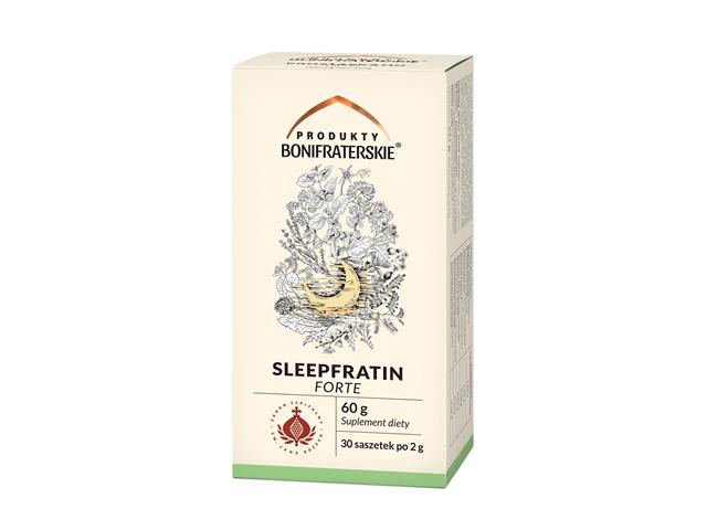 Sleepfratin Forte interakcje ulotka zioła do zaparzania w saszetkach  30 sasz. (60 g)