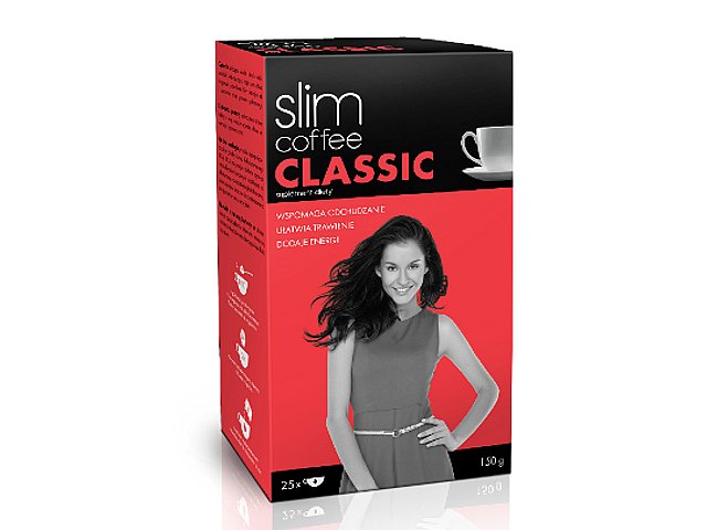 Slim Coffe Clasic interakcje ulotka proszek  150 g