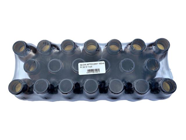 Słoik apteczny 100ml gwint 32mm interakcje ulotka słoik - 1 szt.
