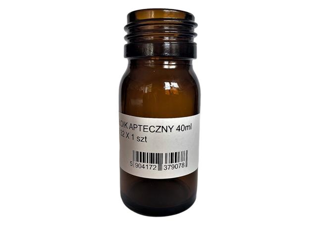 Słoik apteczny 40ml gwint 32mm interakcje ulotka słoik - 1 szt.
