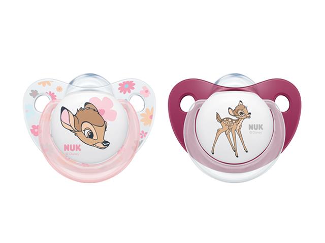 Smocz.NUK Disney Bambi silikonowy nr 730.523 interakcje ulotka smoczek  2 szt.