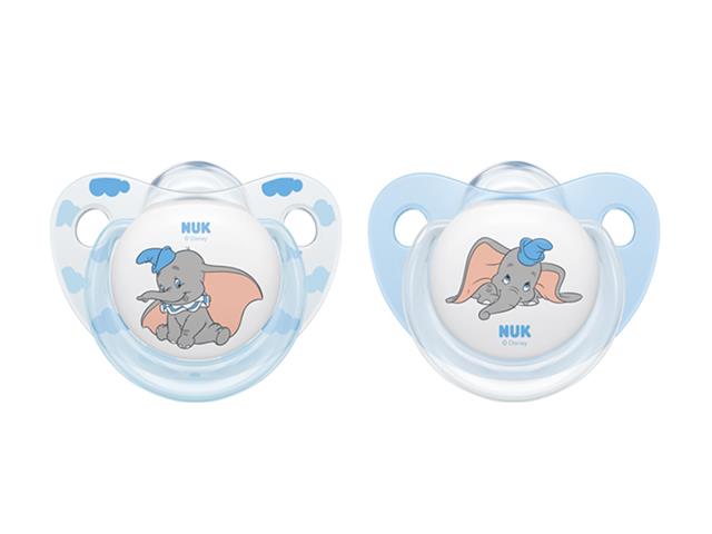 Smocz.NUK Disney Dumbo silikonowy nr 730.524 interakcje ulotka smoczek - 2 szt.