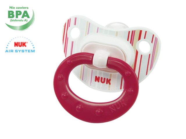 Smocz.NUK FASHION 729358 sil.(0-6m) CLASSIC interakcje ulotka smoczek - 1 szt.