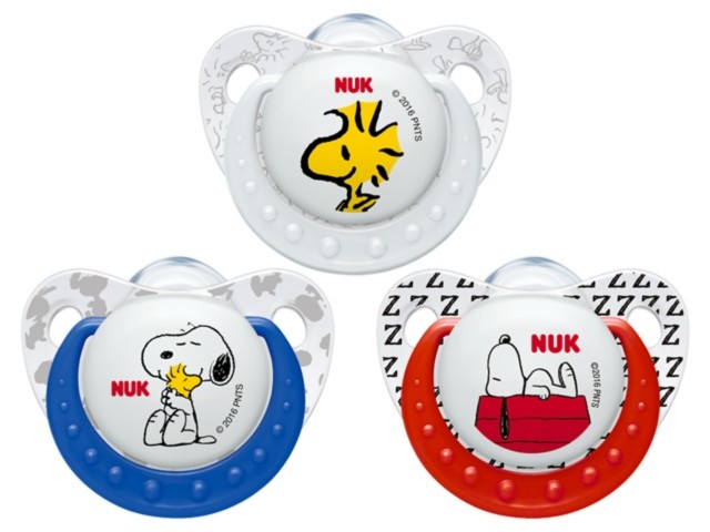 Smoczek uspokajający NUK Snoopy (6-18 miesięcy) 735.074 interakcje ulotka smoczek - 1 szt.