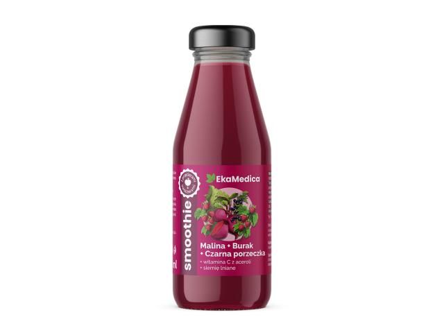 Smoothie o smaku malina-burak-czarna porzeczka interakcje ulotka napój  250 ml