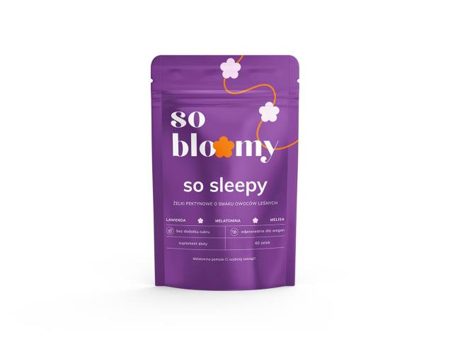 So Bloomy So Sleepy Żelki o smaku owoców leśnych pektynowe interakcje ulotka żelki - 60 szt.