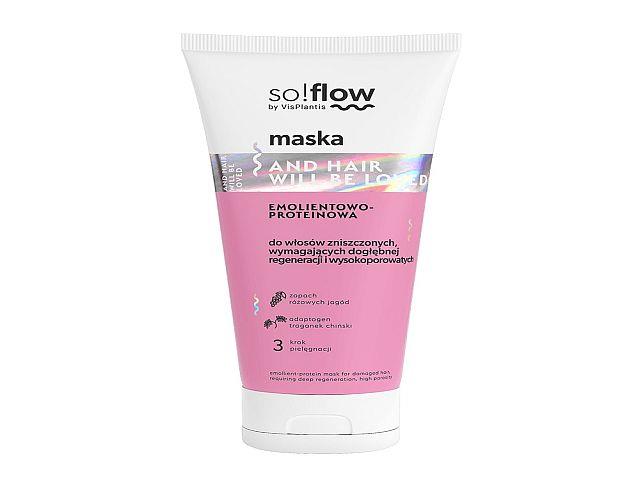 So!flow By Vis Plantis Maska proteinowo-emolientowa włosy zniszczone, wymagające, wysokoporowate interakcje ulotka maska do włosów  200 ml