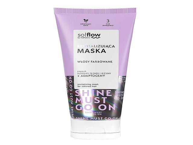 So!flow By Vis Plantis Maska rewitalizująca włosy farbowane interakcje ulotka maska do włosów - 200 ml