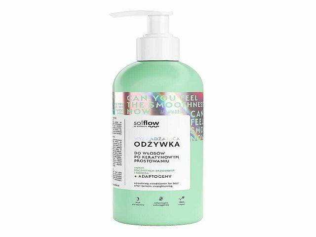 So!flow By Vis Plantis Odżywka wygładzająca do włosów po keratynowym prostowaniu interakcje ulotka odżywka  400 ml