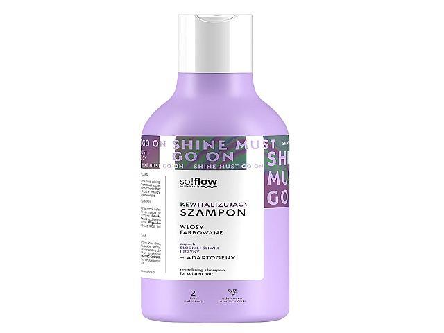 So!flow By Vis Plantis Szampon do mycia włosów rewitalizujący włosy farbowane interakcje ulotka   400 ml