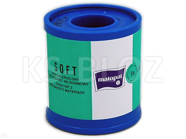 Soft Przylepiec z nakładką 5 cm x 5 m interakcje ulotka  - 1 szt.