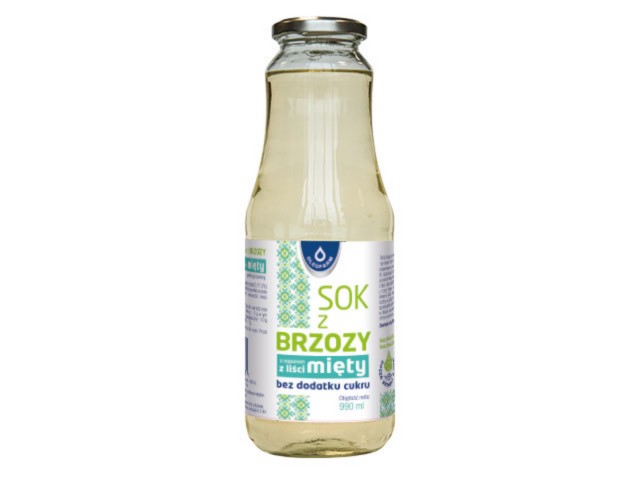 Sok Z Brzozy z naparem liści mięty interakcje ulotka płyn - 990 ml