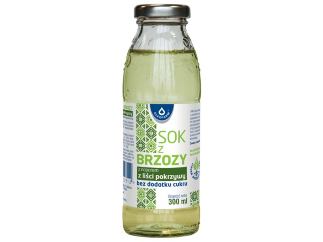 Sok Z Brzozy Z Naparem Z Liści Pokrzywy bez dodatku cukru interakcje ulotka sok - 300 ml