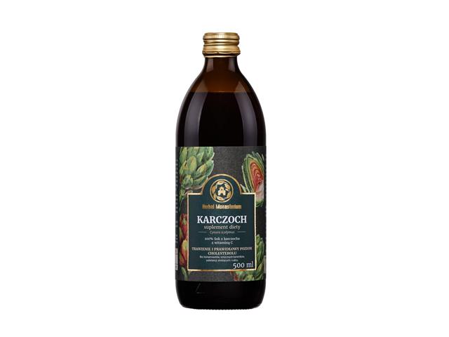 Sok Z Karczocha Herbal Monasterium interakcje ulotka   500 ml