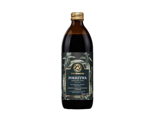 Sok Z Pokrzywy Herbal Monasterium interakcje ulotka sok  500 ml