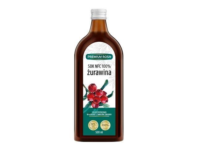 Sok Z Żurawin 100% interakcje ulotka płyn  500 ml