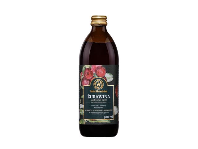 Sok Z Żurawiny Herbal Monasterium interakcje ulotka   500 ml