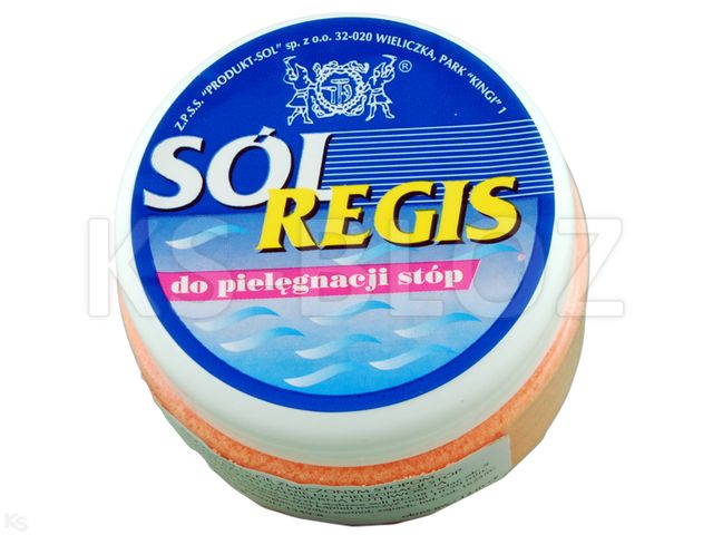 Sól lecz.REGIS do piel.stóp (plast.) interakcje ulotka sól do kąpieli  250 g