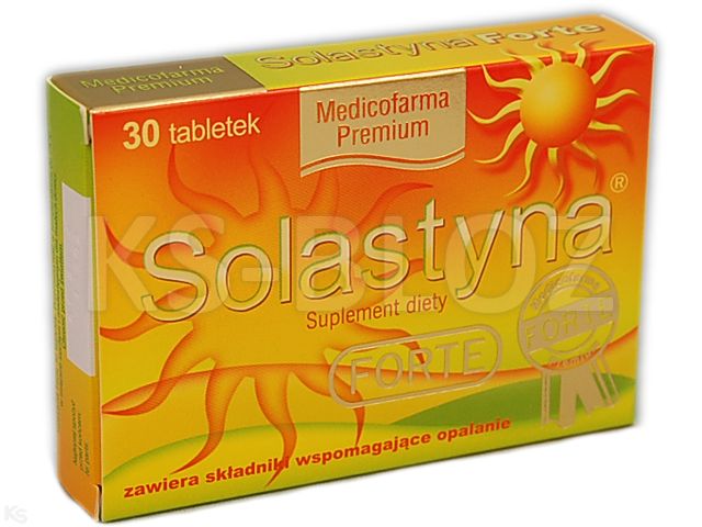 Solastyna Forte interakcje ulotka tabletki - 30 tabl.
