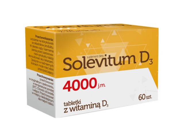 Solevitum D3 4000 interakcje ulotka tabletki powlekane  60 tabl.