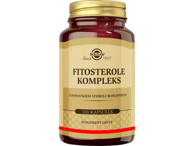 Solgar Fitosterole Kompleks interakcje ulotka kapsułki 100 kaps.