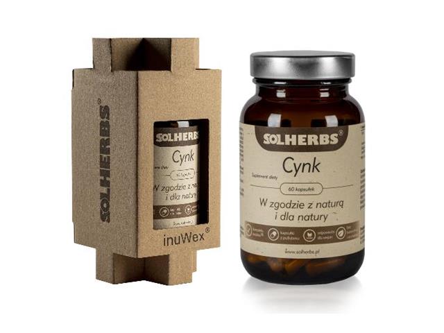 SOLHERBS Cynk interakcje ulotka kapsułki - 60 kaps.