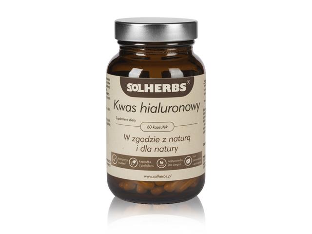 SOLHERBS Kwas hialuronowy interakcje ulotka kapsułki - 60 kaps.