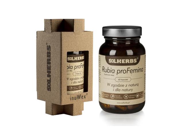 SOLHERBS Rubia proFemina interakcje ulotka kapsułki - 60 kaps.