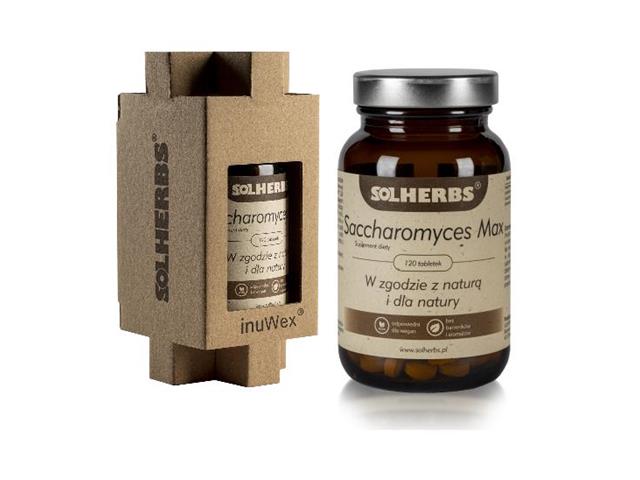 SOLHERBS Saccharomyces Max interakcje ulotka tabletki - 120 tabl.