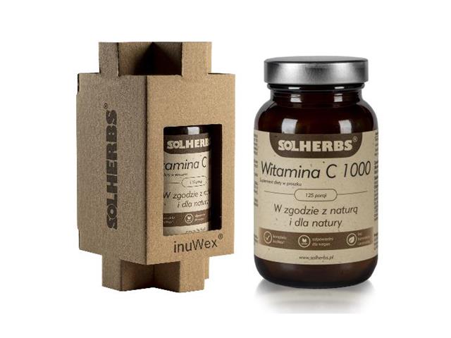 Solherbs Witamina C 1000 interakcje ulotka proszek do rozpuszczenia - 125 daw.