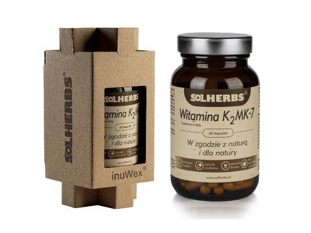 SOLHERBS Witamina K2Mk7 interakcje ulotka kapsułki - 60 kaps.